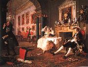 William Hogarth Marriage a la Mode Scene II Early in the Morning oil painting artist